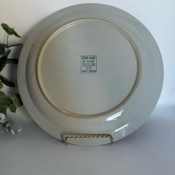 Stone Ware by Hara Monte‎ Christo 8516 Serving Platter 12” Oven To Table Brown - Picture 5 of 5